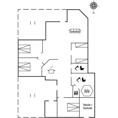 펜션 Tule - 1-2km From The Sea By Interhome